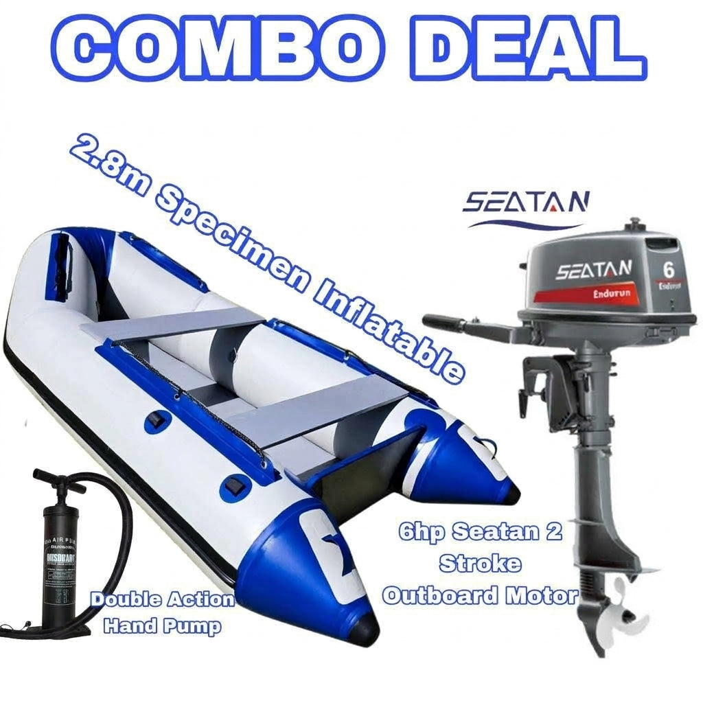 6hp Petrol motor 2.8m Boat Combo Deal 03