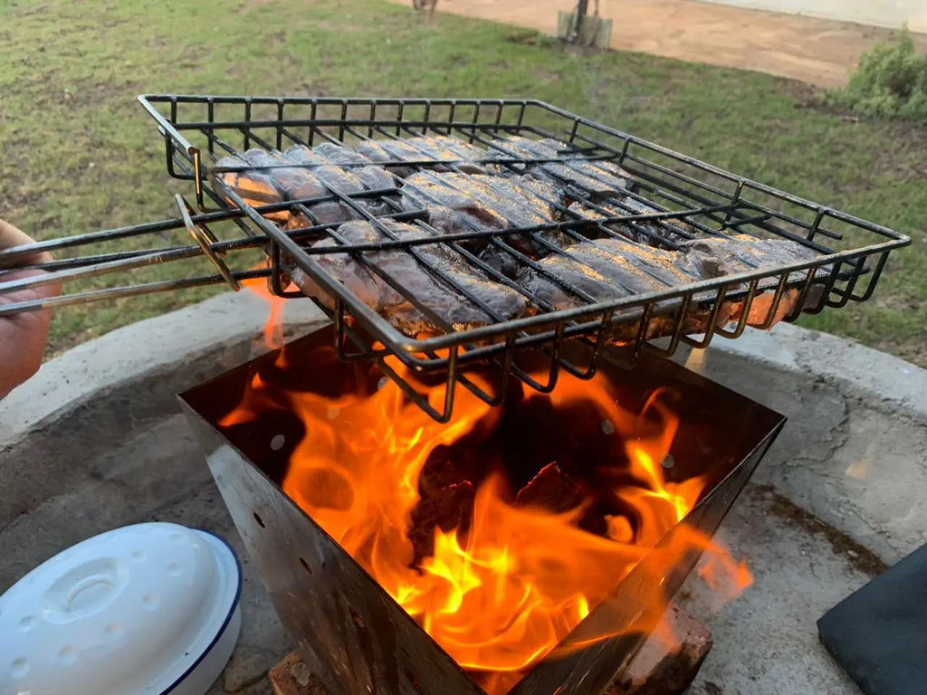 Opvoubraai met Braairooster