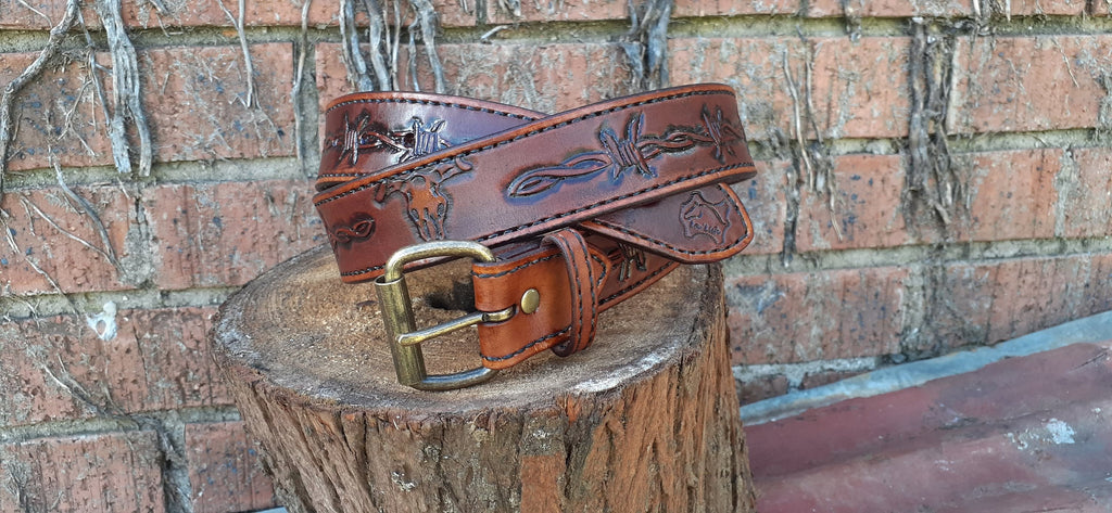 Custom Handmade Genuine Leather Belts