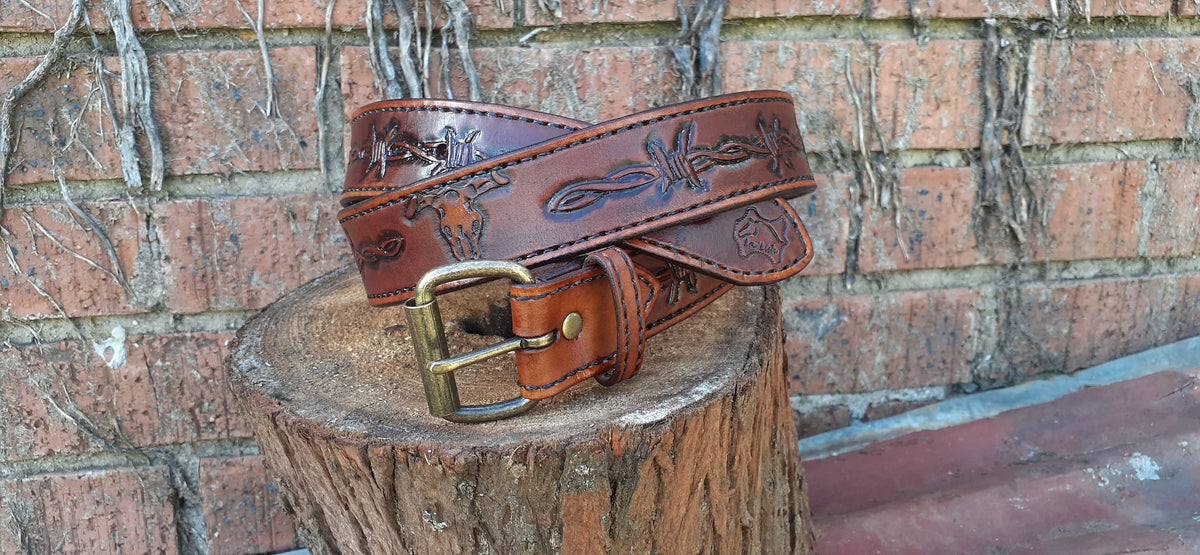 Custom Handmade Genuine Leather Belts