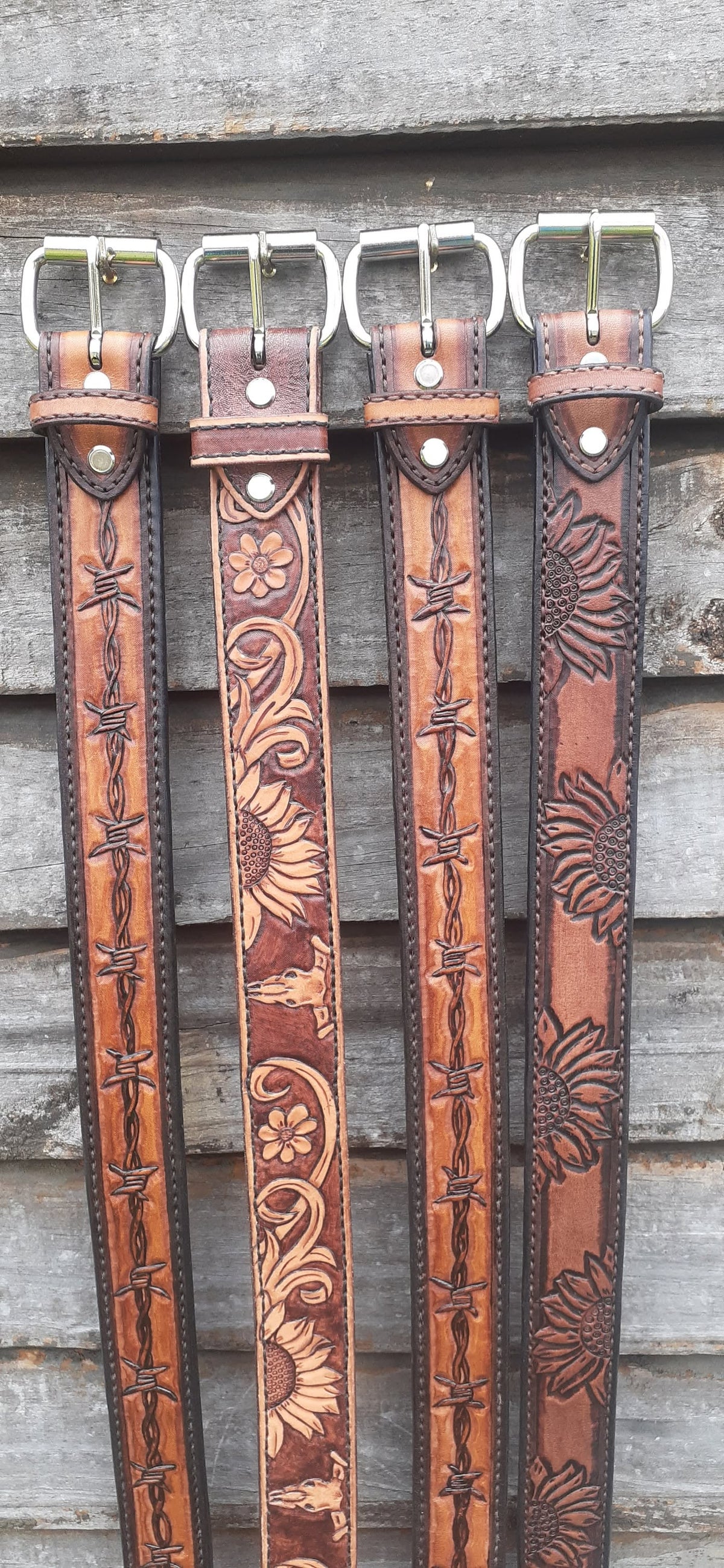 Custom Handmade Genuine Leather Belts
