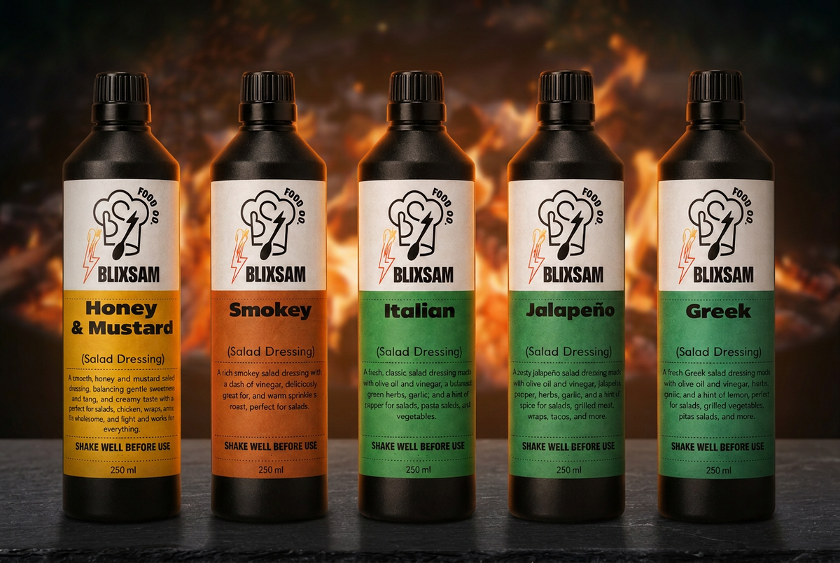 Blixam Salad Dressing Hamper 5x250ml