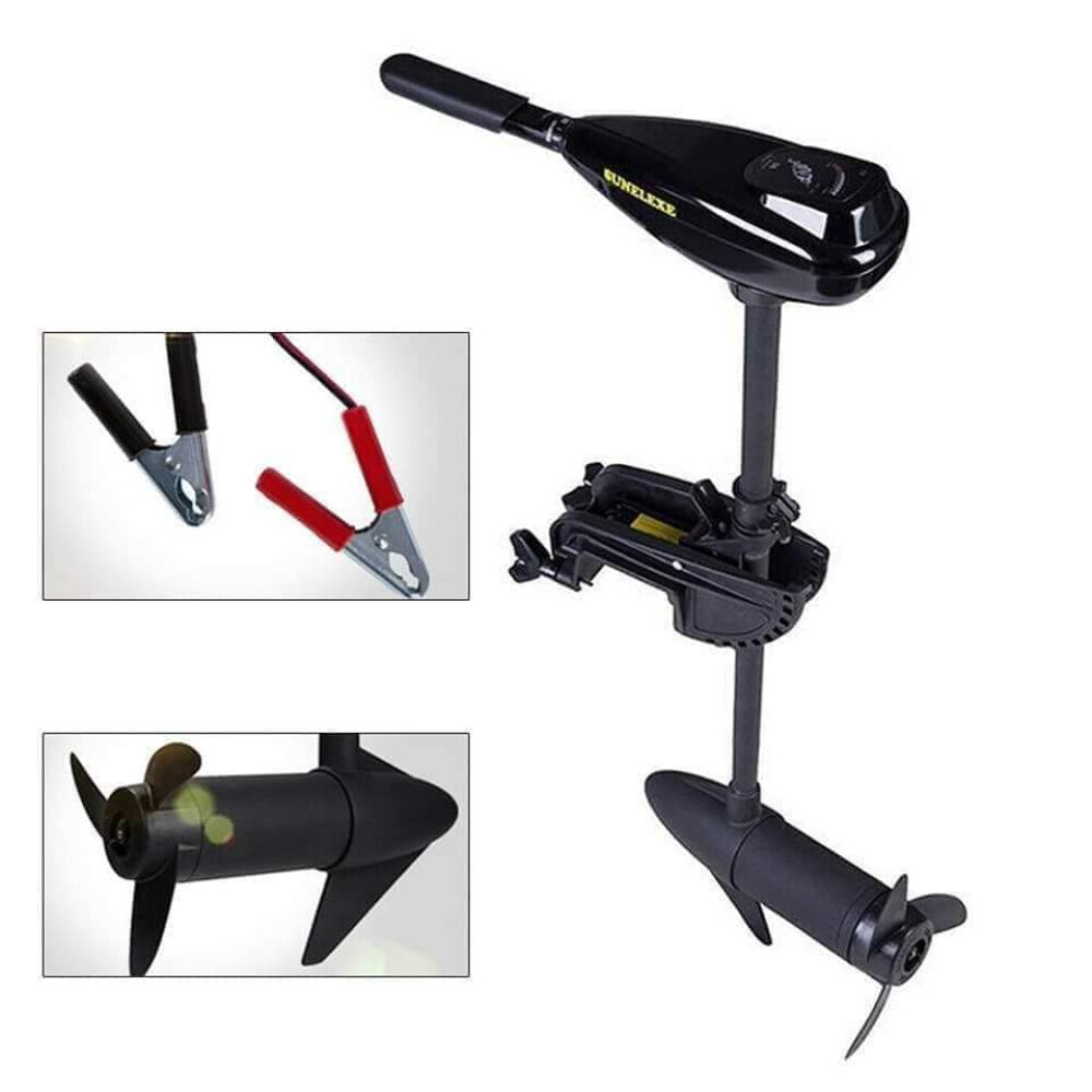 Sunelex trolling motor with connection and propeller details