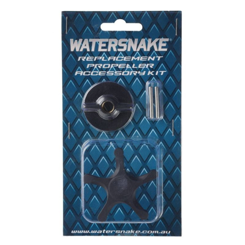 Watersnake Replacement Propeller Accessory Kit with propeller nut, shear pins and prop nut key